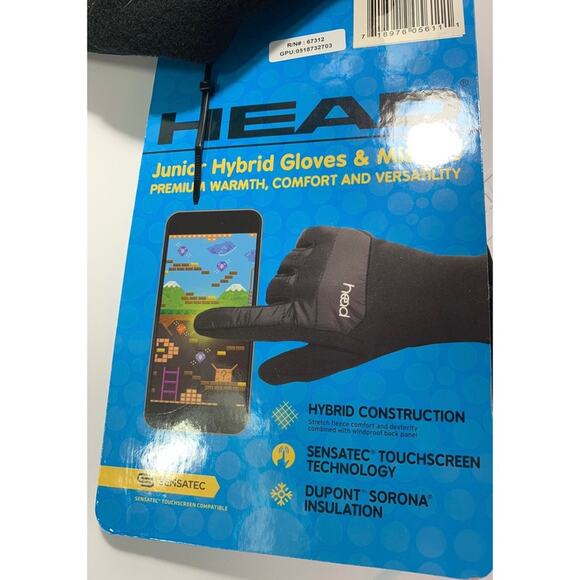 50% OFF Head Junior{Kid's) Gloves Mittens Hybrid Large Touchscreen Tech Warmer - Picture 5 of 6